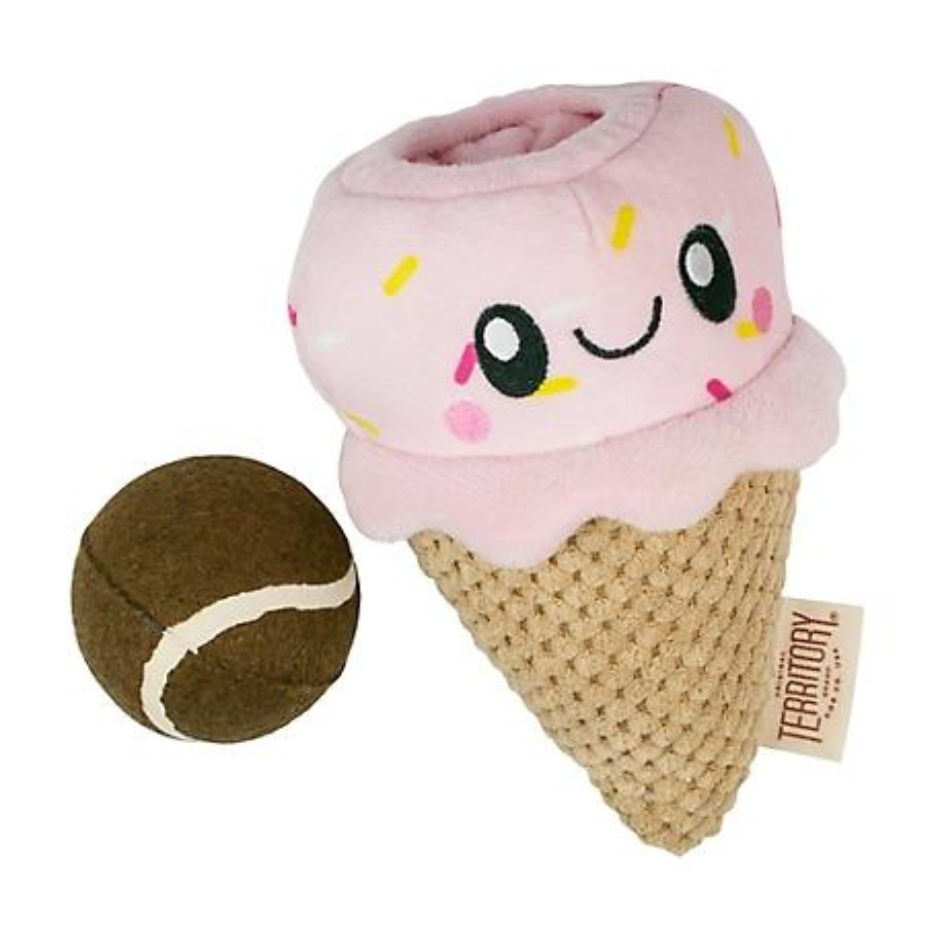 Territory Ice Cream 2-in-1 Dog Toy