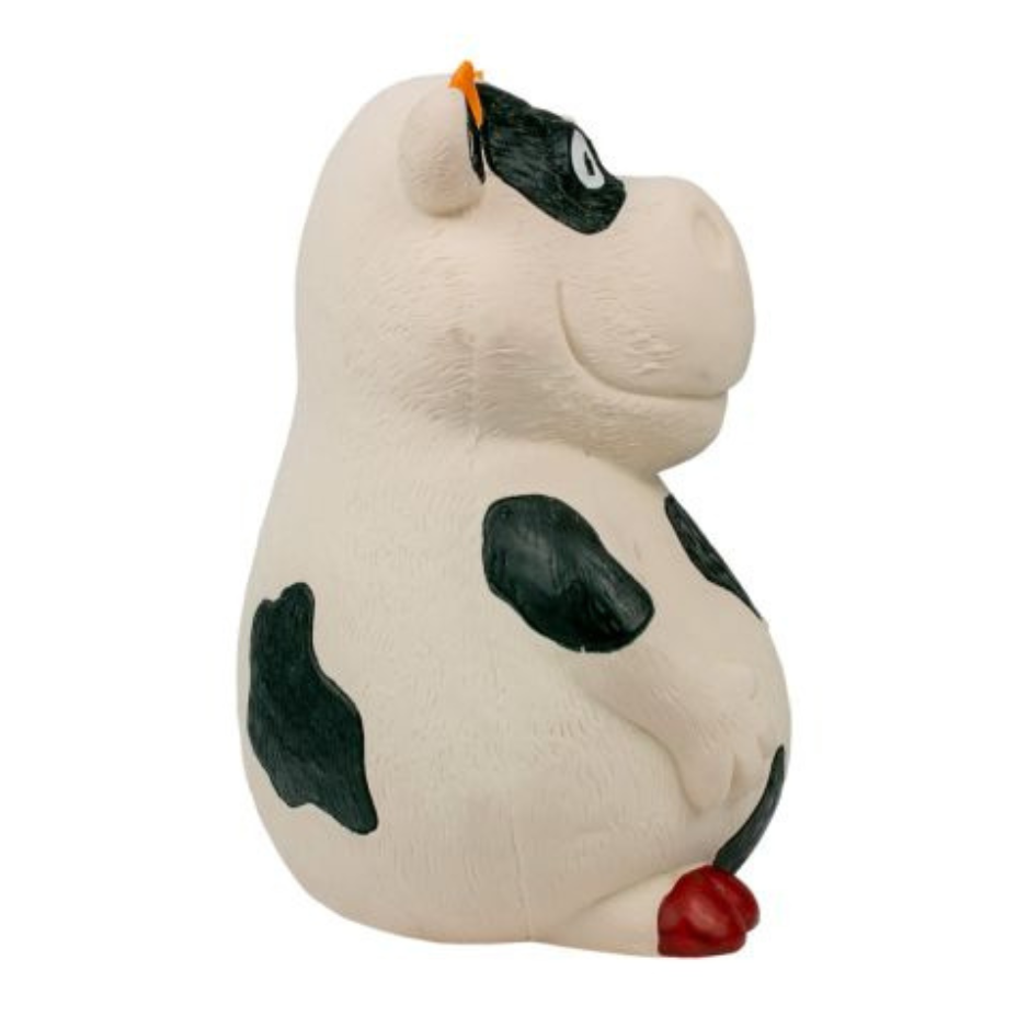 Territory Latex Cow Squeaker Dog Toy