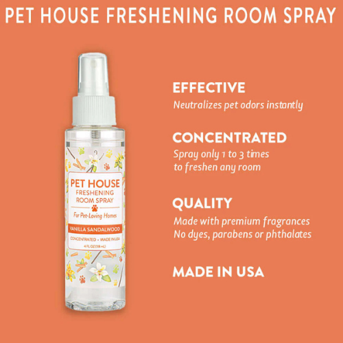 Pet House by One Fur Vanilla Sandalwood Seasonal Room Spray 4 oz