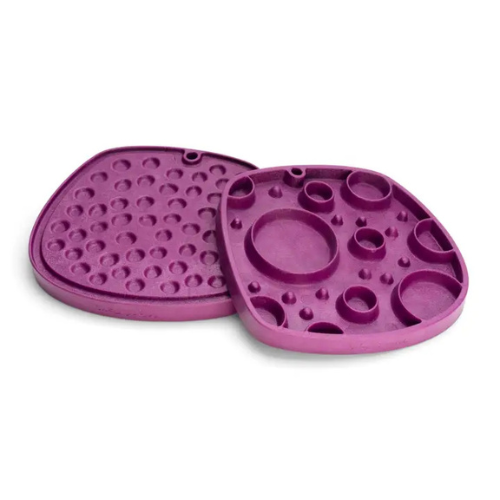 West Paw Design Bubbles Feast Mat Lick Mat & Slow Feeder Combo