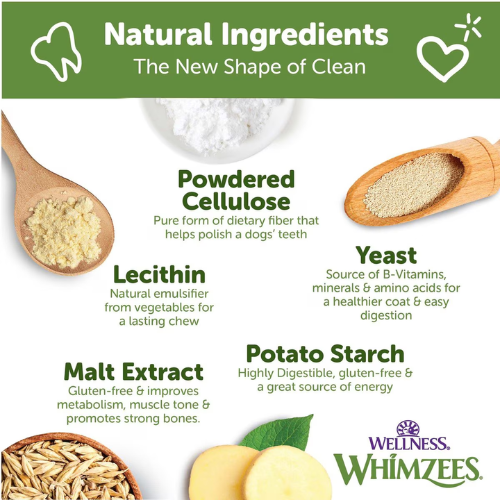 Whimzees Puppy Dental Chews Natural Dental Dog Treats