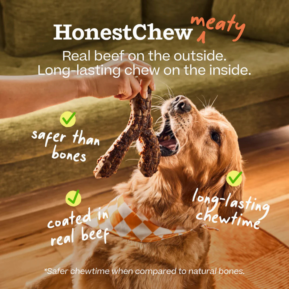 Woof Pet HonestChew Meaty, YGnawt Dog Chew Toy