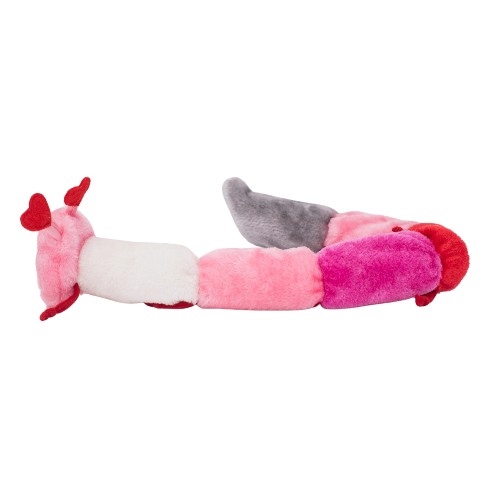 ZippyPaws Valentine's Caterpillar Dog Toy, Deluxe