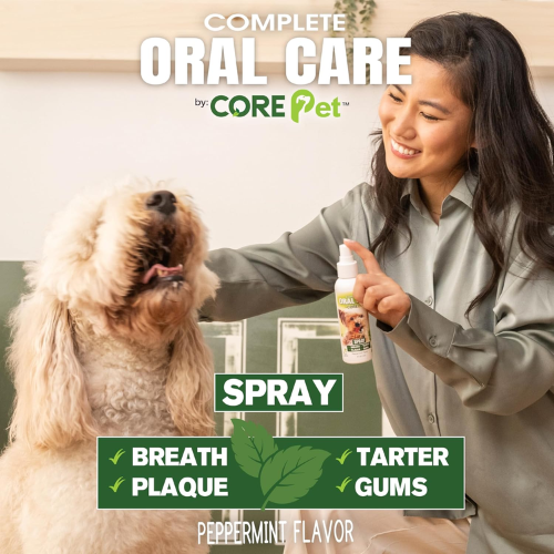 Adore Pet Complete Oral Care Spray for Dogs Peppermint 1 oz
