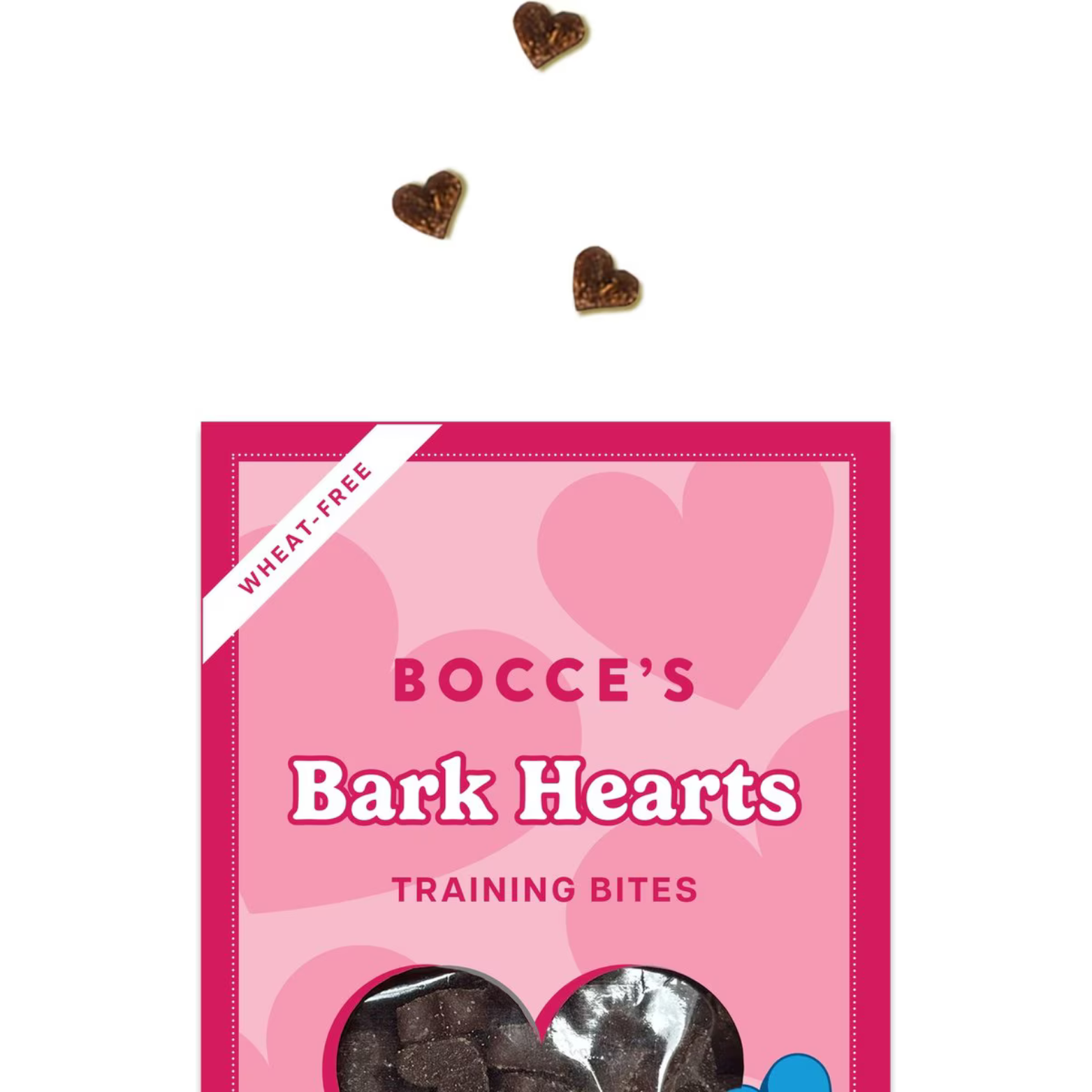 Bocce's Bakery Valentine's Day Training Bites Bark Hearts Dog Treats, 2 oz