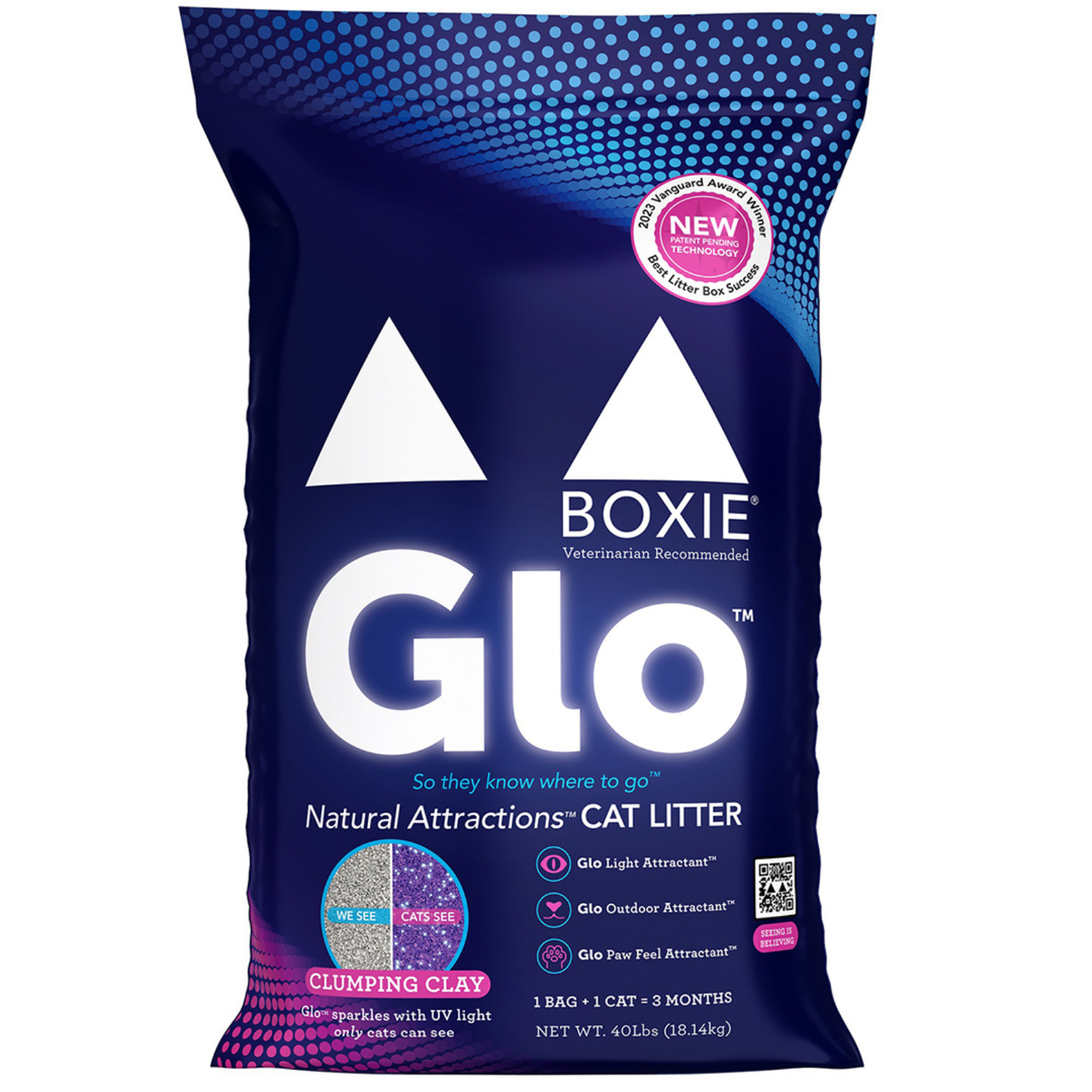 Boxiecat Glo Natural Attractions Clumping Clay Litter