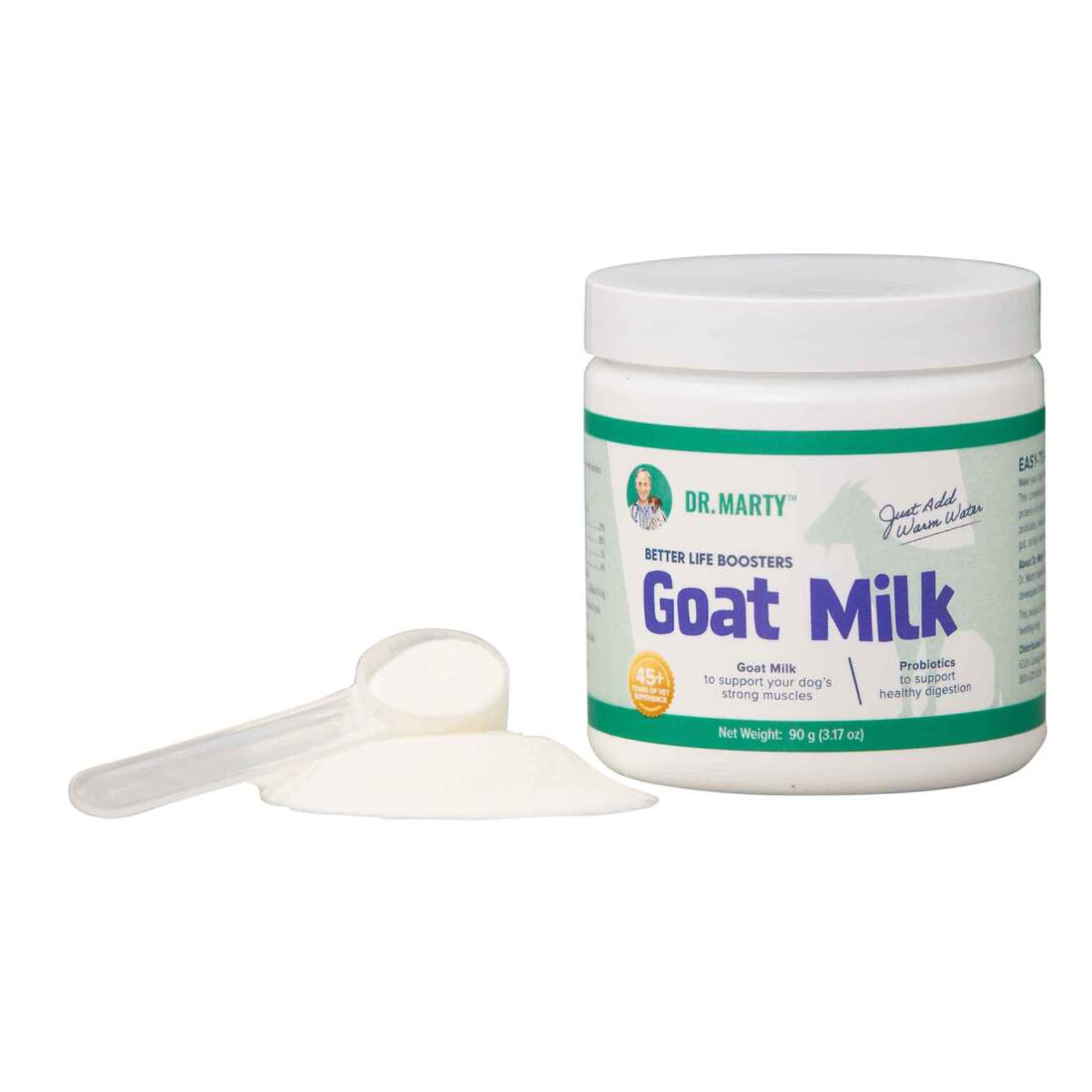 Dr. Marty Better Life Boosters Goat Milk Powder for Dogs 3.17 oz