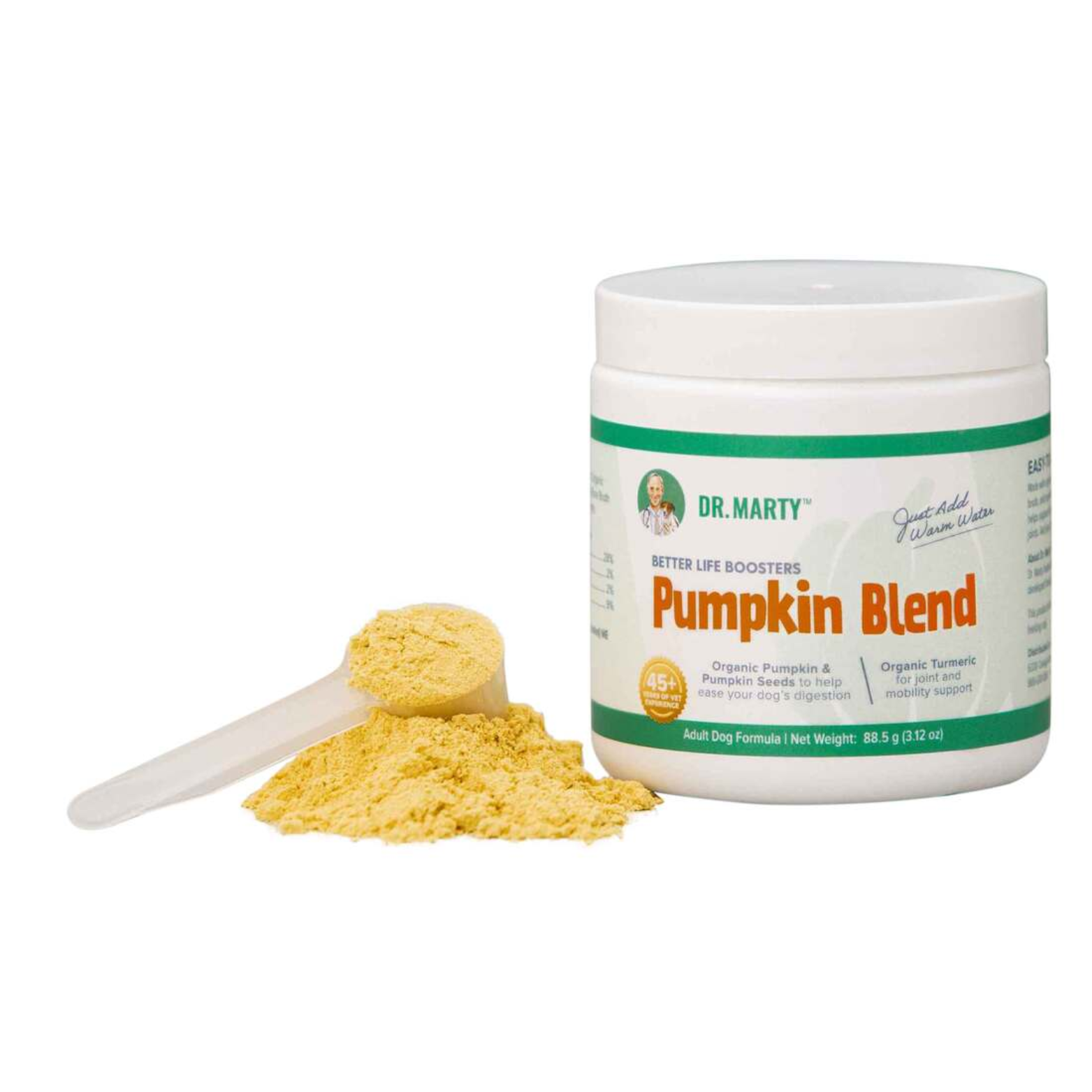 Dr. Marty Better Life Boosters Pumpkin Blend Powder for Dogs 3.17 oz
