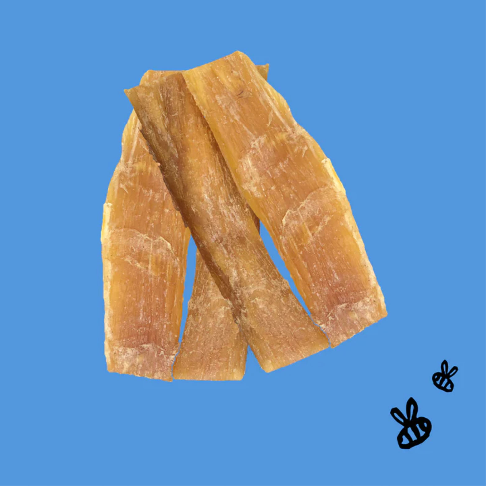 Honey I'm Home 6" Paddywack Sticks Natural Honey Coated Buffalo Chews Grain-Free Dog Treats 5 pk