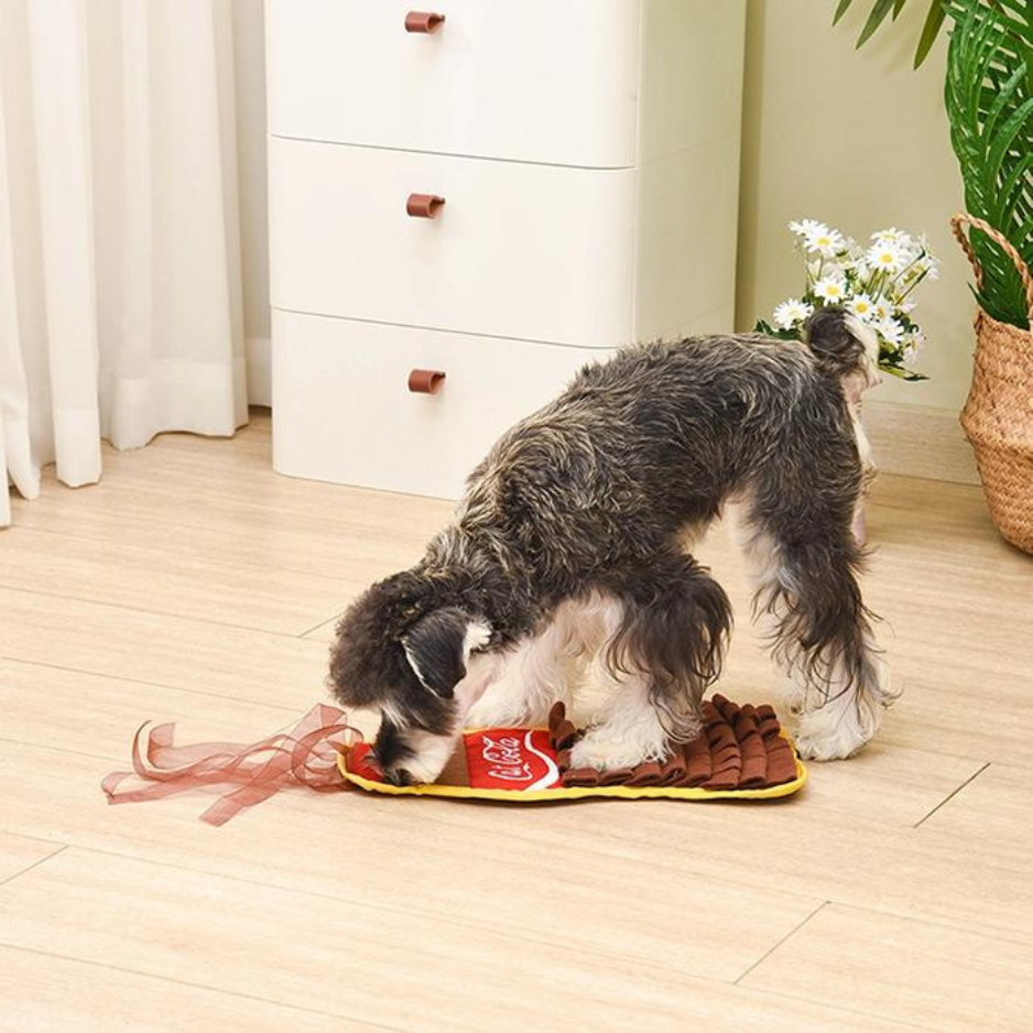 Hugsmart Pet Whisker Mat Cola Snuffle Cat and Dog Toy