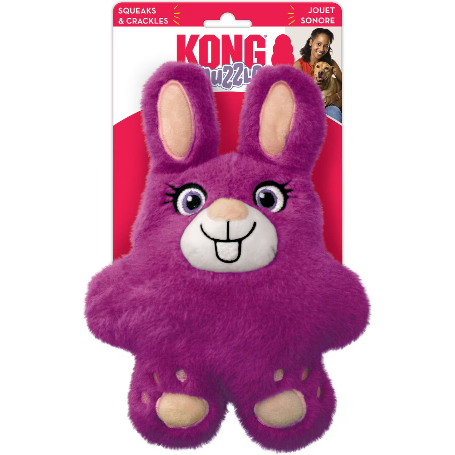 KONG Dog Snuzzle Bunny Dog Toy Medium