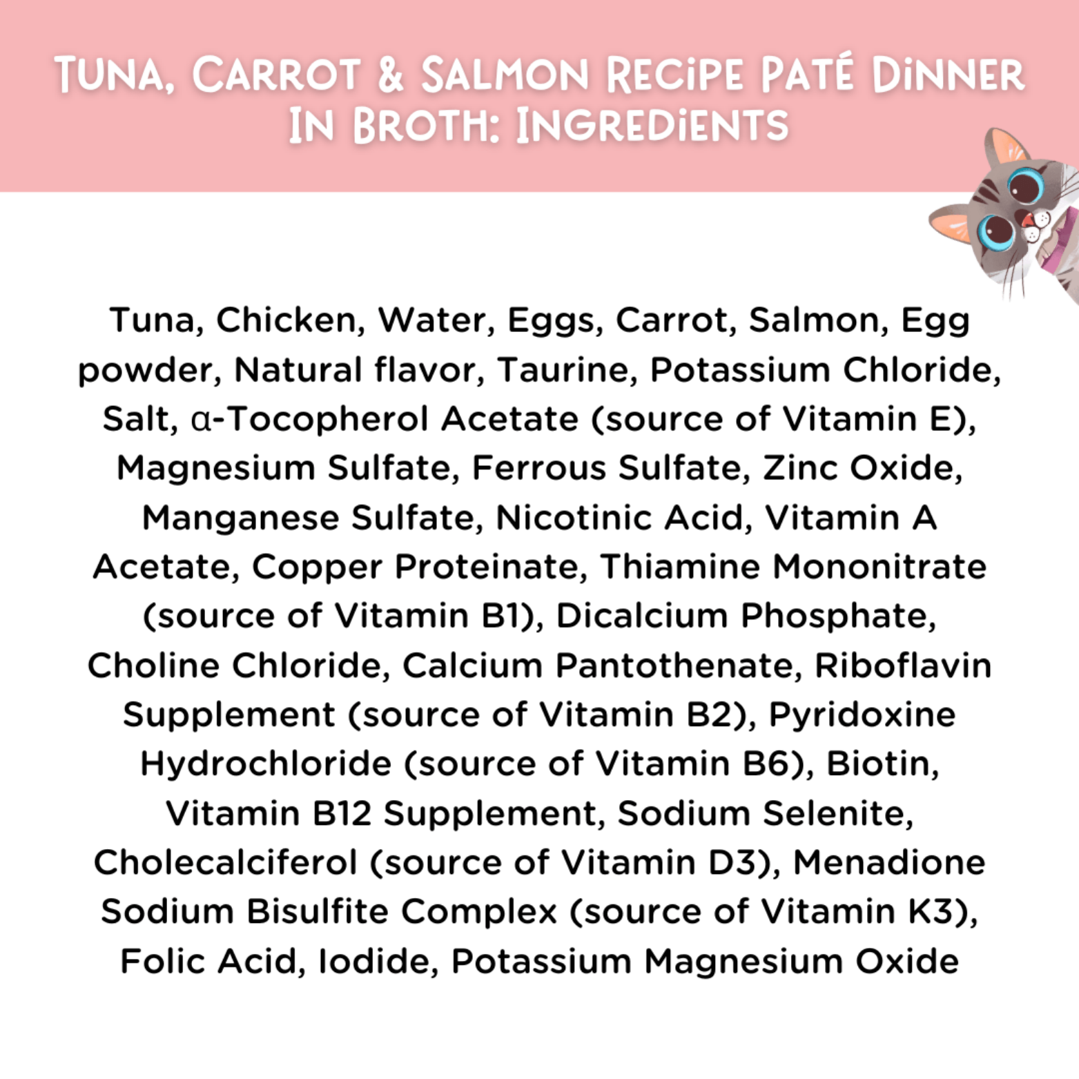 Love, Nala Tuna, Carrot & Salmon Recipe Paté Dinner In Broth Grain-Free Adult Cat Food, 2.8-oz