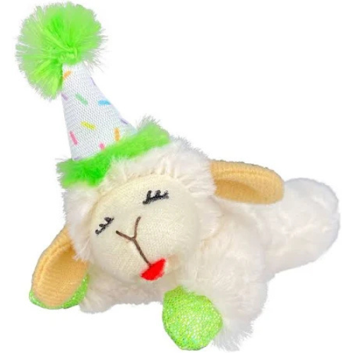 Multipet Cat Lamb Chop Birthday Catnip Toy, Assorted