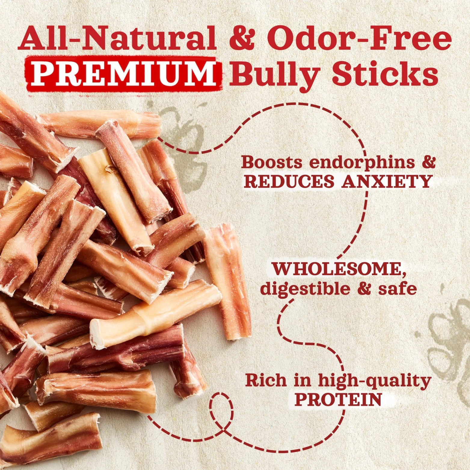 Natural Farm Bully Stick Bites Dog Chew 8 oz