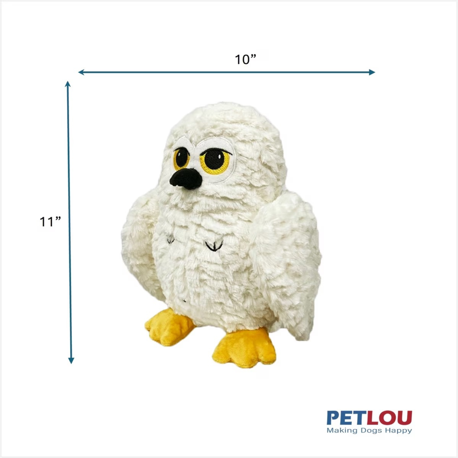 Petlou Owl Dog Toy, 11"