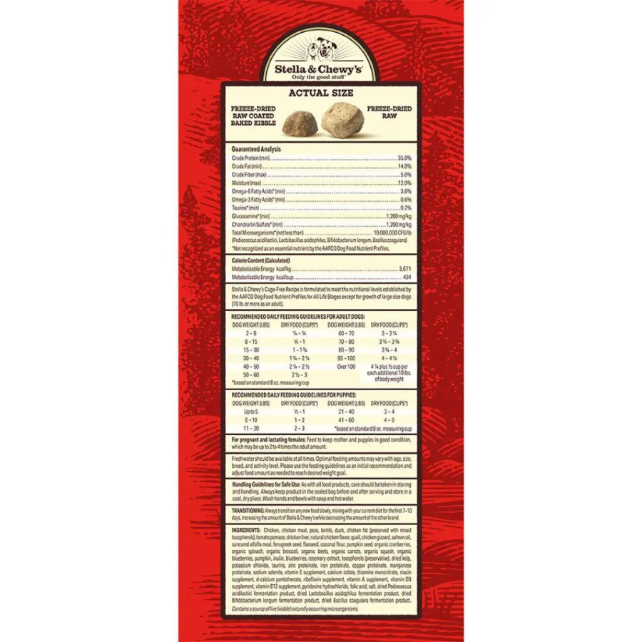 Stella & chewy's raw sales blend cage free recipe