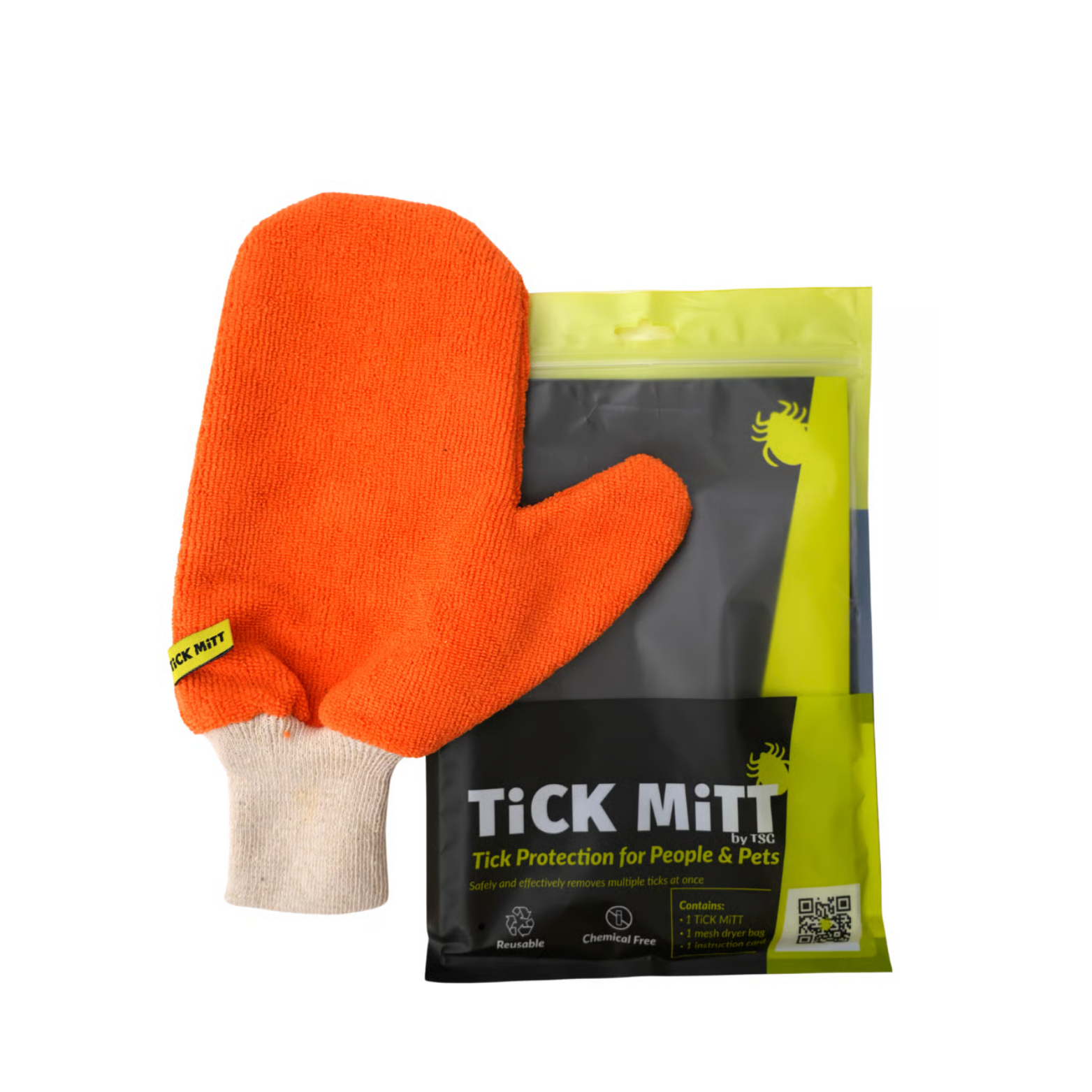 Tick Mitt Microfiber Tick Remover Glove for Dogs & Cats