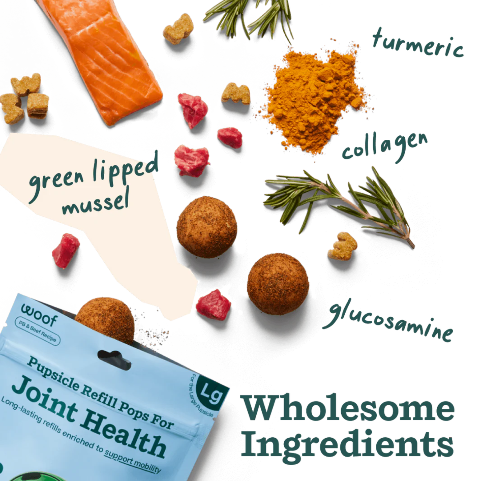 Woof Pet Joint Health Wellness Pops Dog Treat