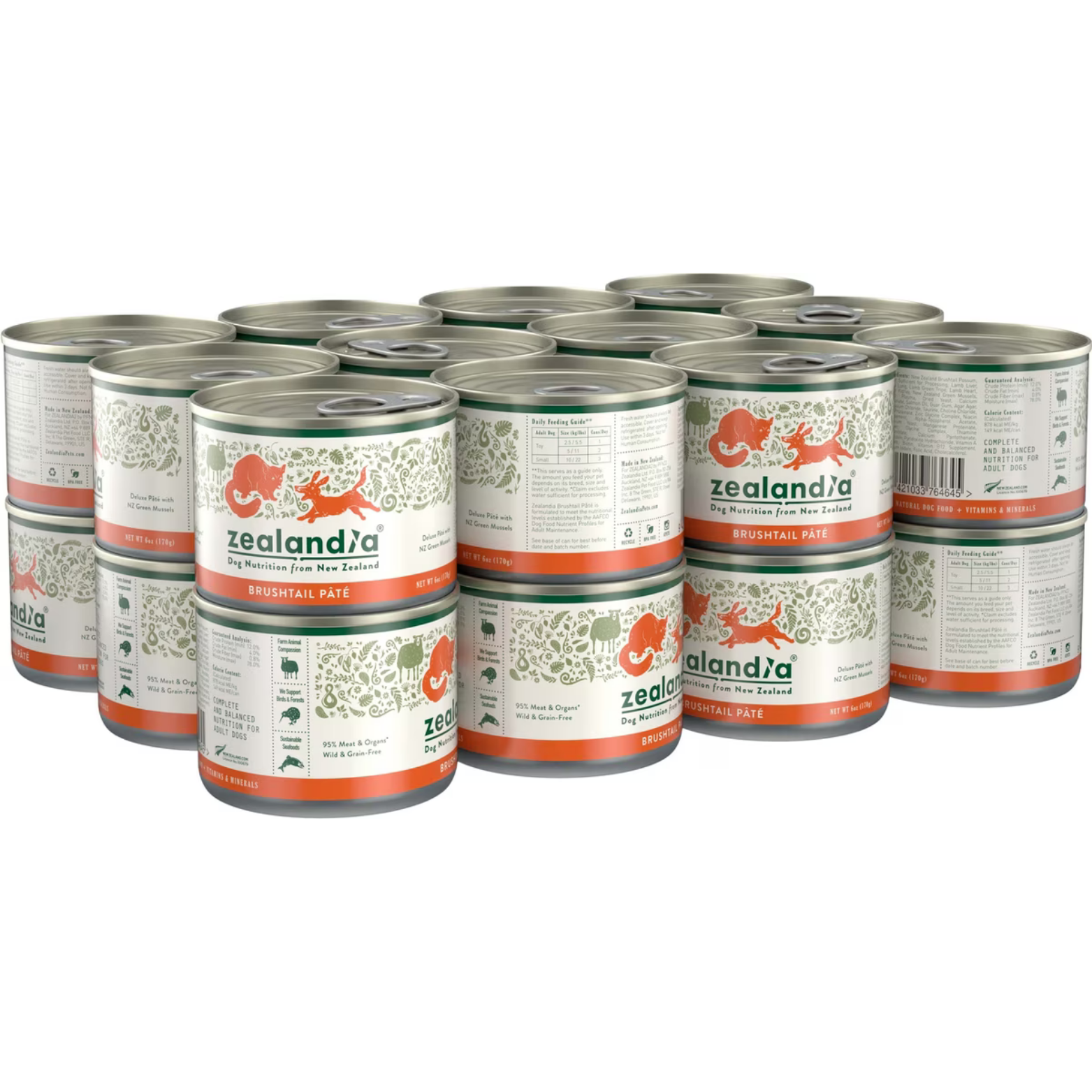 Zealandia Grain-Free Brushtail Pate Canned Dog Food, 6 oz