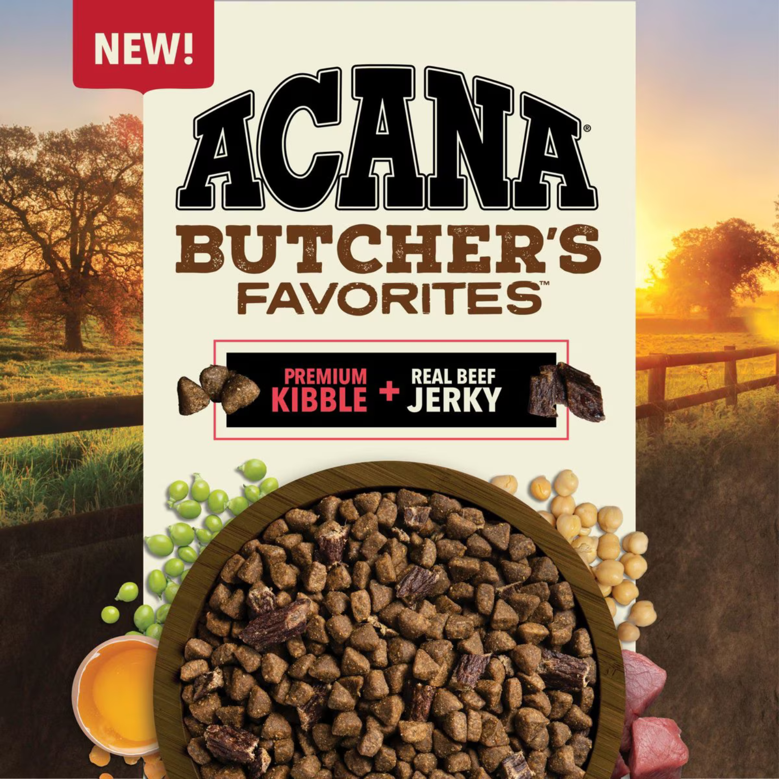 Acana Butcher's Favorites Farm-Raised Beef & Liver Recipe Dry Dog Food