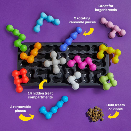 Brightkins Dog Kanoodle Interactive Treat Puzzle Dog Toy