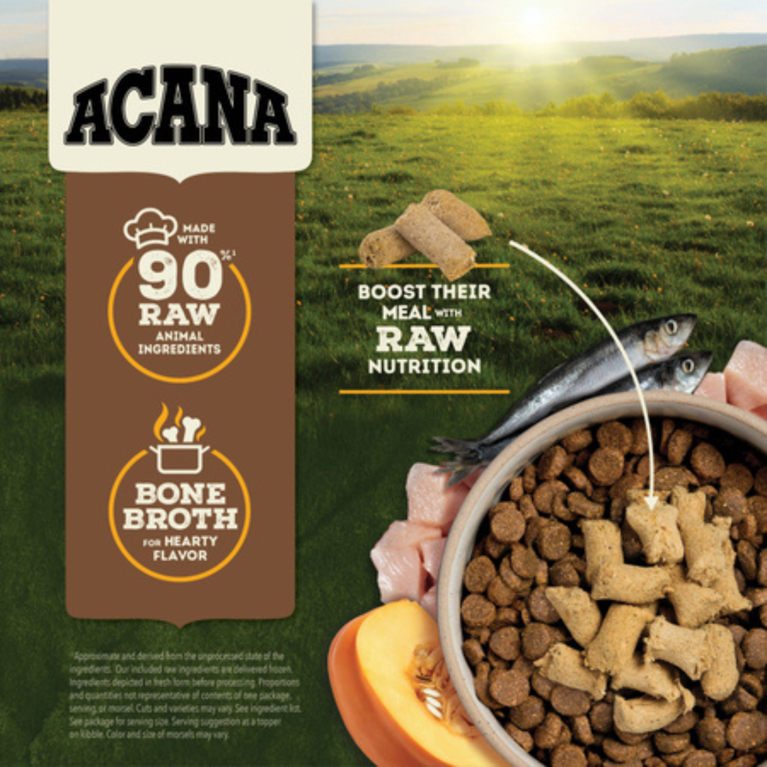 Acana Chicken Recipe Morsels Grain-Free Freeze-Dried Dog Food & Topper 8-oz