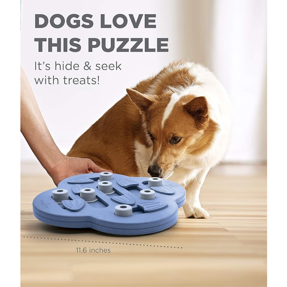 Nina Ottoson by Outward Hound Dog Hide N' Slide Purple Interactive Treat Puzzle Dog Toy
