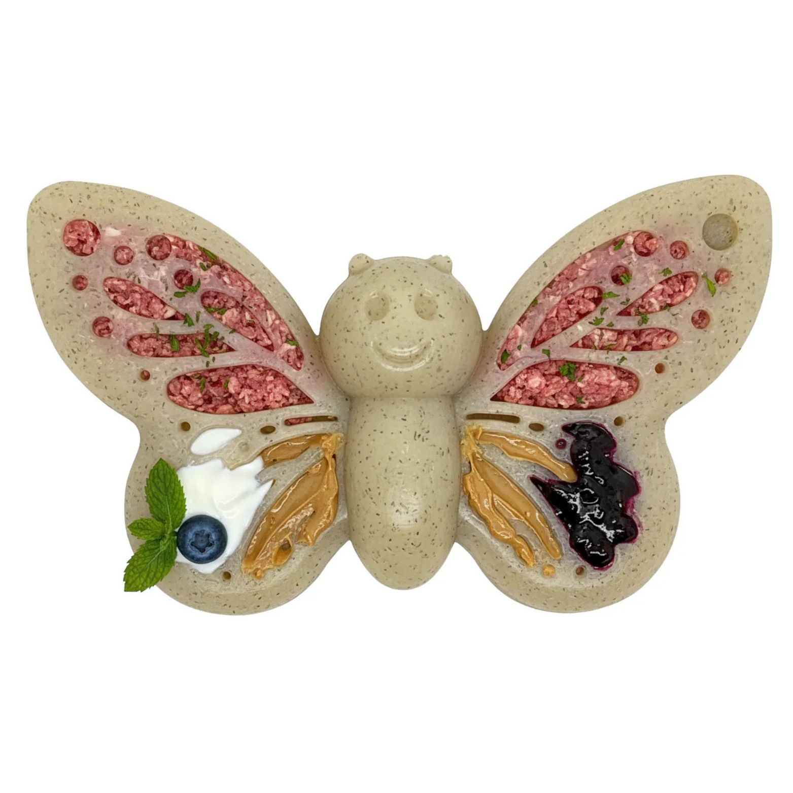 SodaPup Butterfly Ultra Durable Nylon Dog Chew & Enrichment Toy