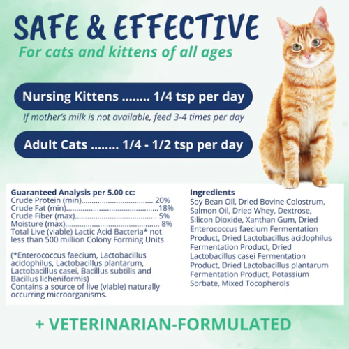 Under The Weather Vital Colostrum Squeezable Gel for Cats 3.5oz