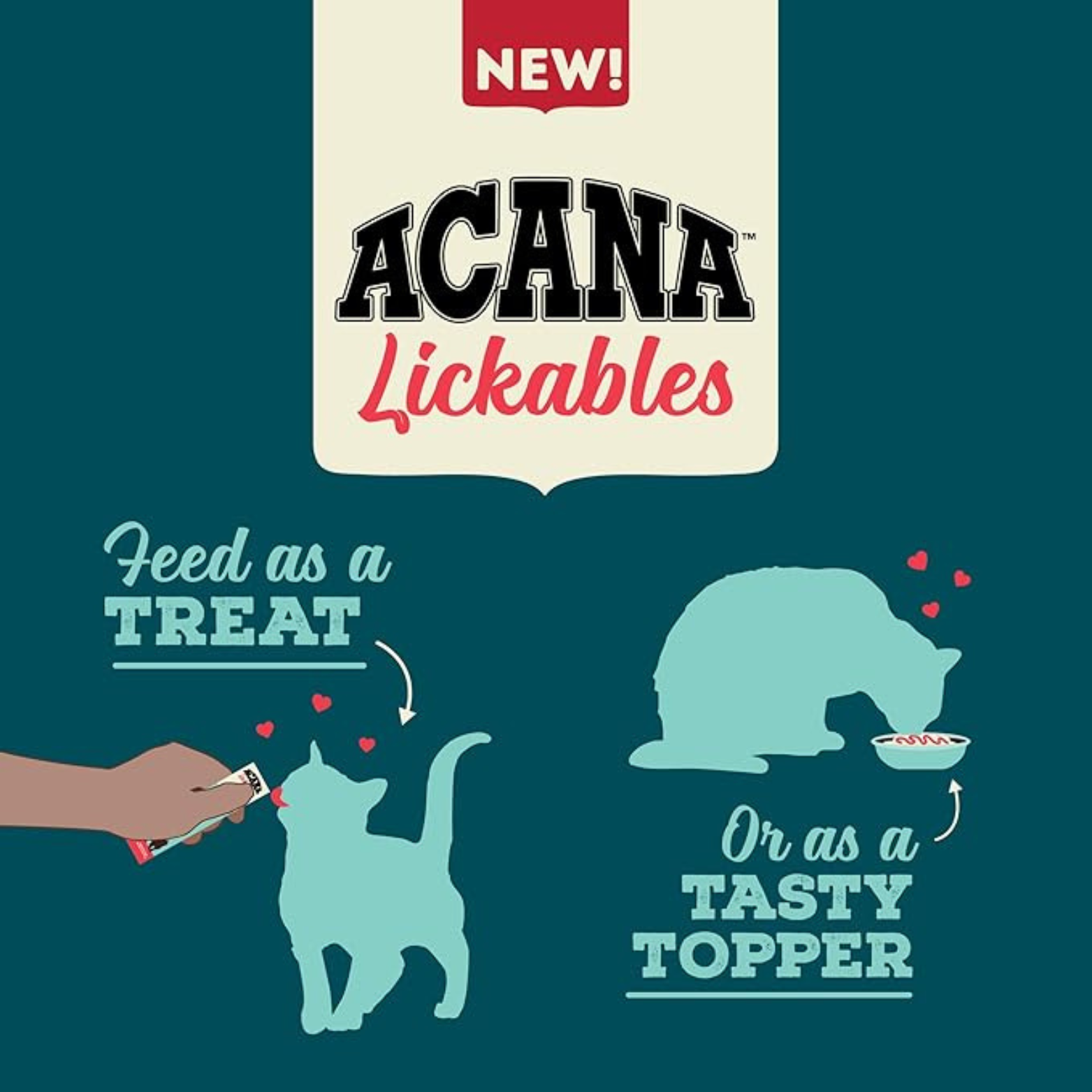 Acana Lickables Healthy Immune System Tuna Recipe Cat Treats, 2.5 oz, 5 count