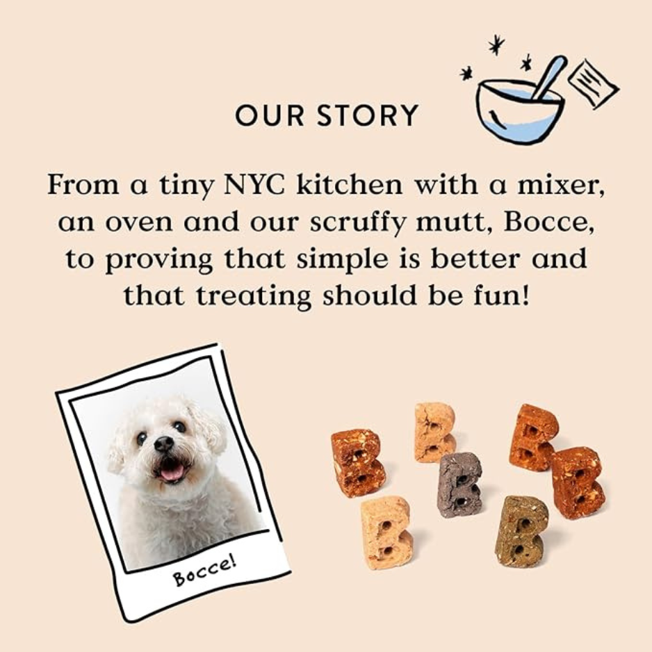 Bocce's Milk 'n Cookies Soft & Chewy Dog Treats 6 oz