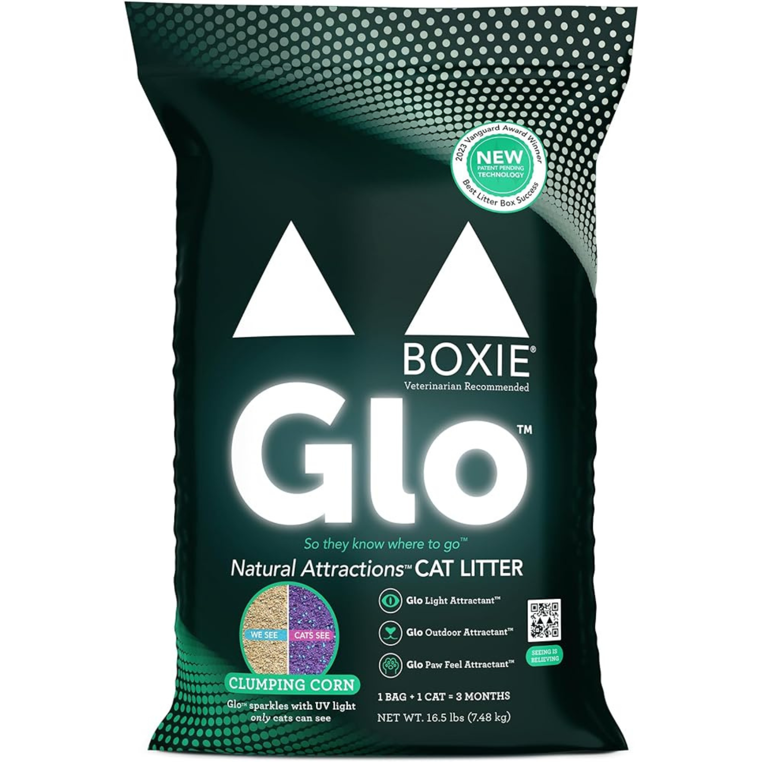 Boxiecat Glo Natural Attractions Clumping Corn Litter