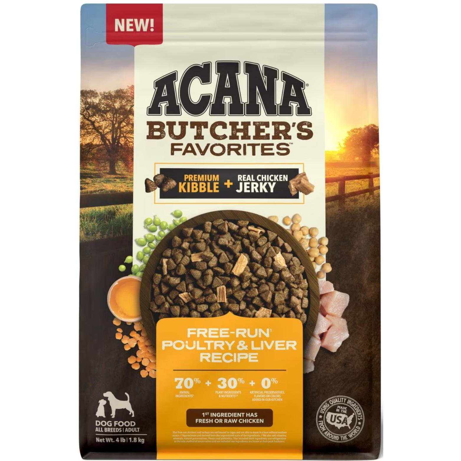 Acana Butcher's Favorites Free-Run Poultry & Liver Recipe Dry Dog Food