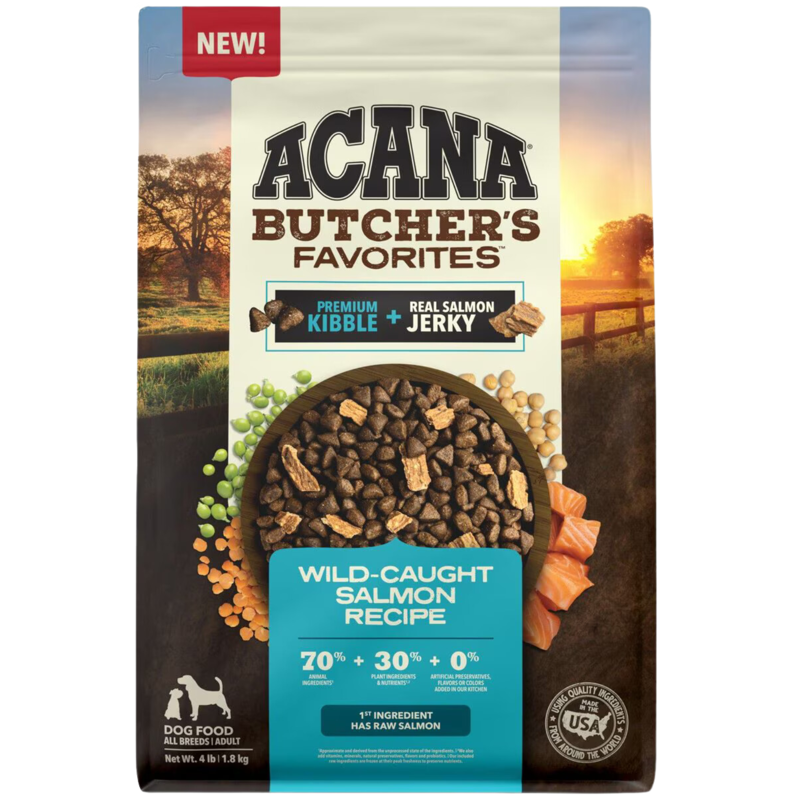 Acana Butcher's Favorites Wild-Caught Salmon Recipe Dry Dog Food