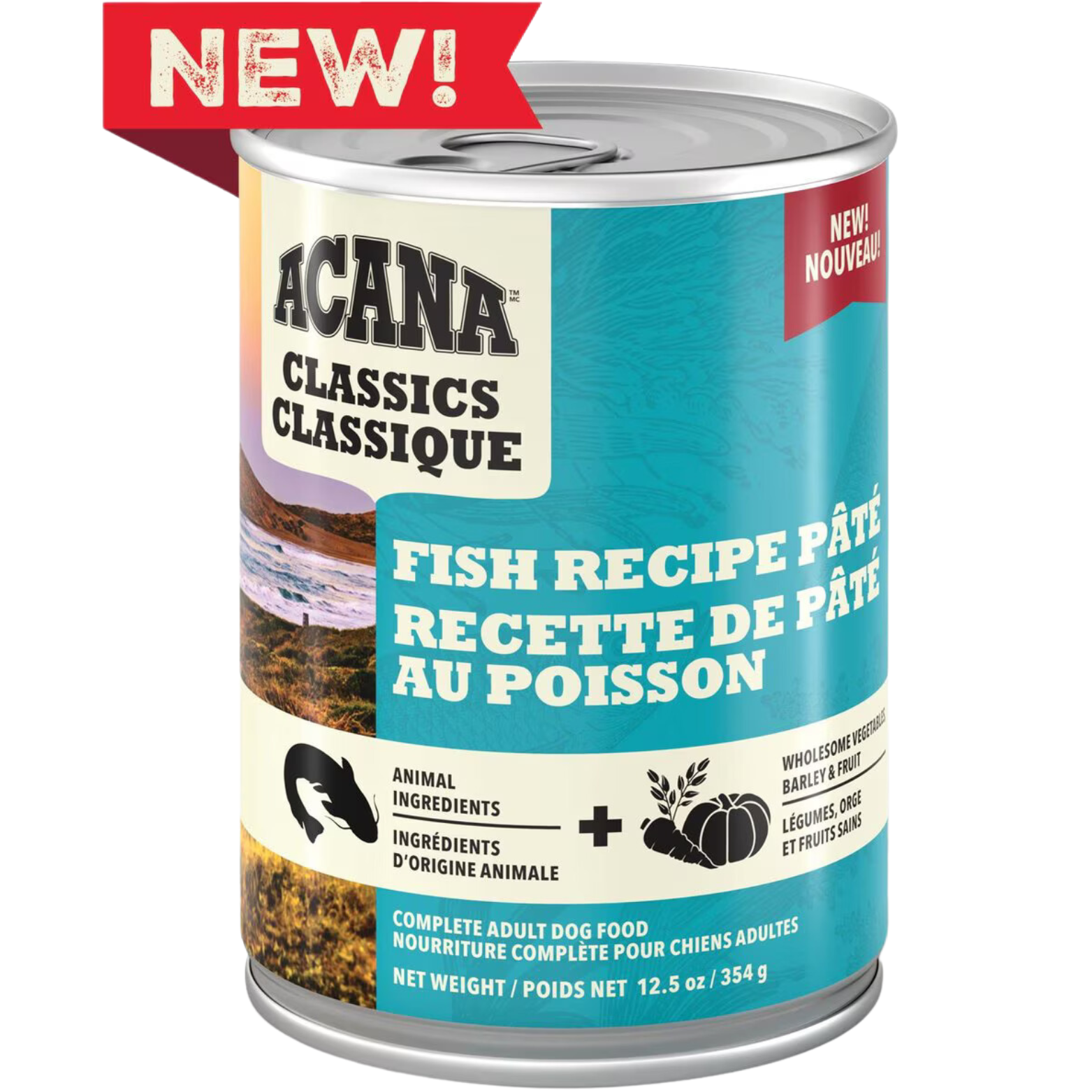 Acana Classics Fish Recipe Pate Wet Dog Food 12.5 oz