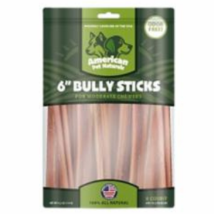 American Pet Naturals Bully Stick 6" 6pk