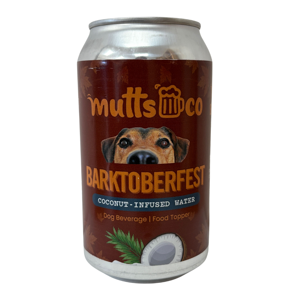 Mutts & Co Barktoberfest Coconut Infused Water Dog Beer 12 oz