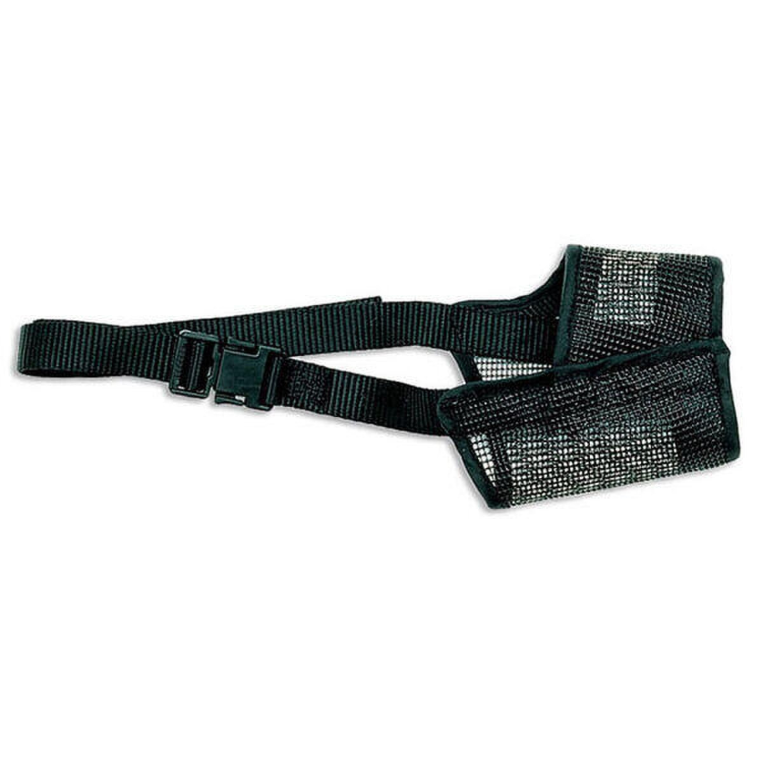 Best Fit Adjustable Mesh Dog Muzzle, Black
