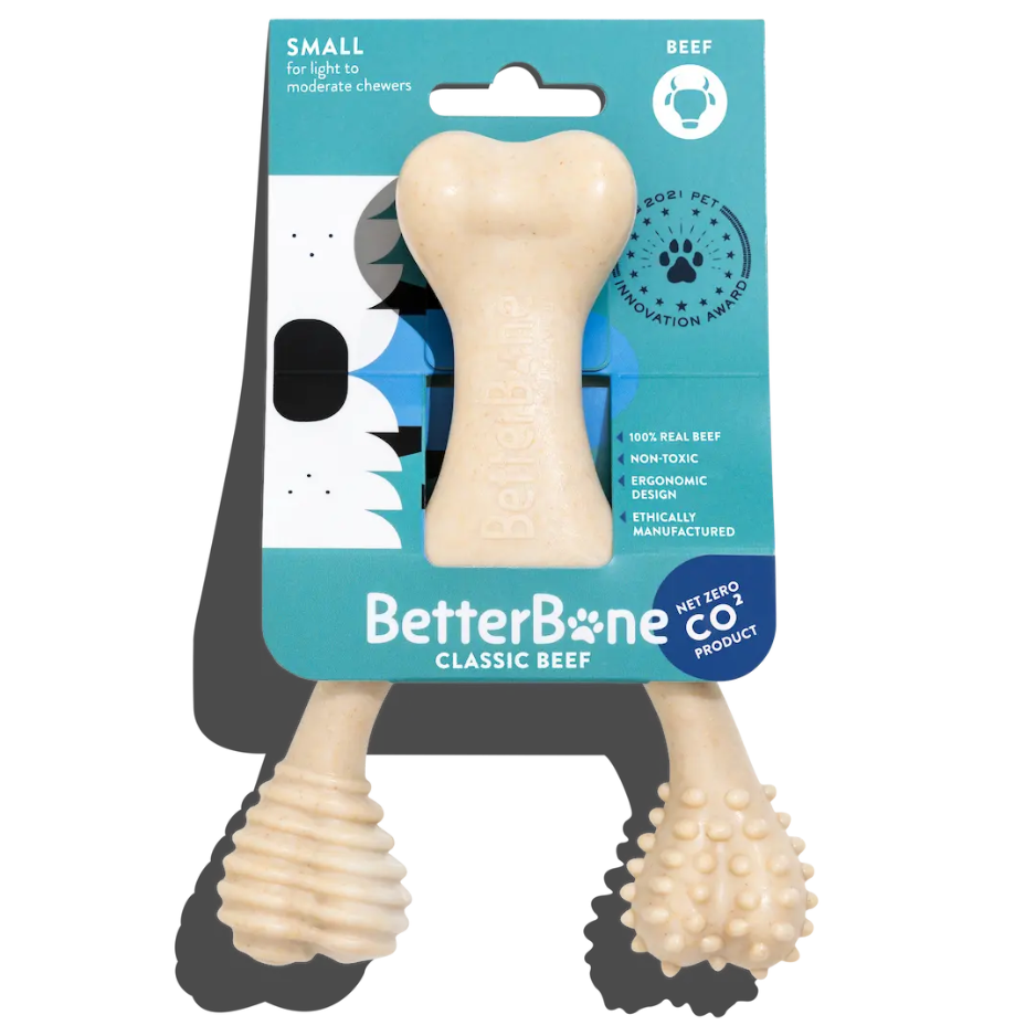 BetterBone Soft Density All-Natural Dog Toy Beef