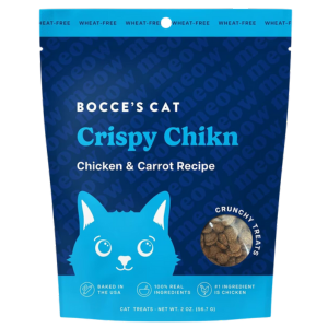Bocce's Bakery Crunchy Crispy Chikn Cat Treats, 2oz