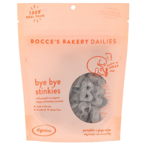 Bocce's Bakery Dailies Bye Bye Stinkies Pumpkin & Ginger Soft & Chewy Treats for Dogs - Mutts & Co.