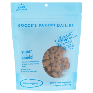 Bocce's Bakery Dailies Super Shield Peanut Butter & Apple Soft & Chewy Treats for Dogs - Mutts & Co.