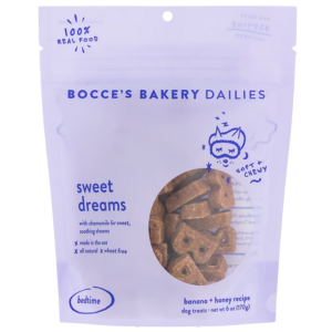 Bocce's Bakery Dailies Sweet Dreams Bananas & Honey Soft & Chewy Treats for Dogs - Mutts & Co.