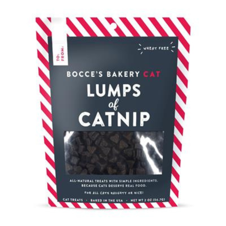 Bocce's Bakery Lumps Of Catnip Crunchy Cat Treats 2 oz
