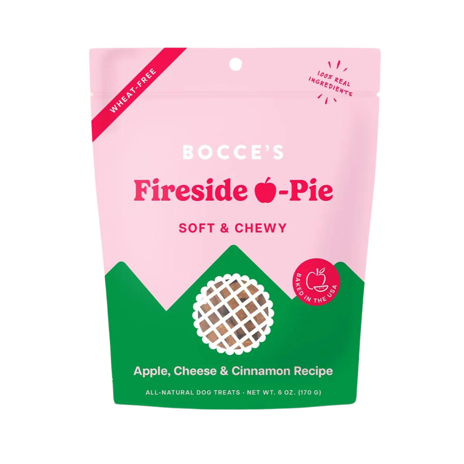 Bocce's Fireside Apple Pie Soft & Chewy Dog Treats 6 oz