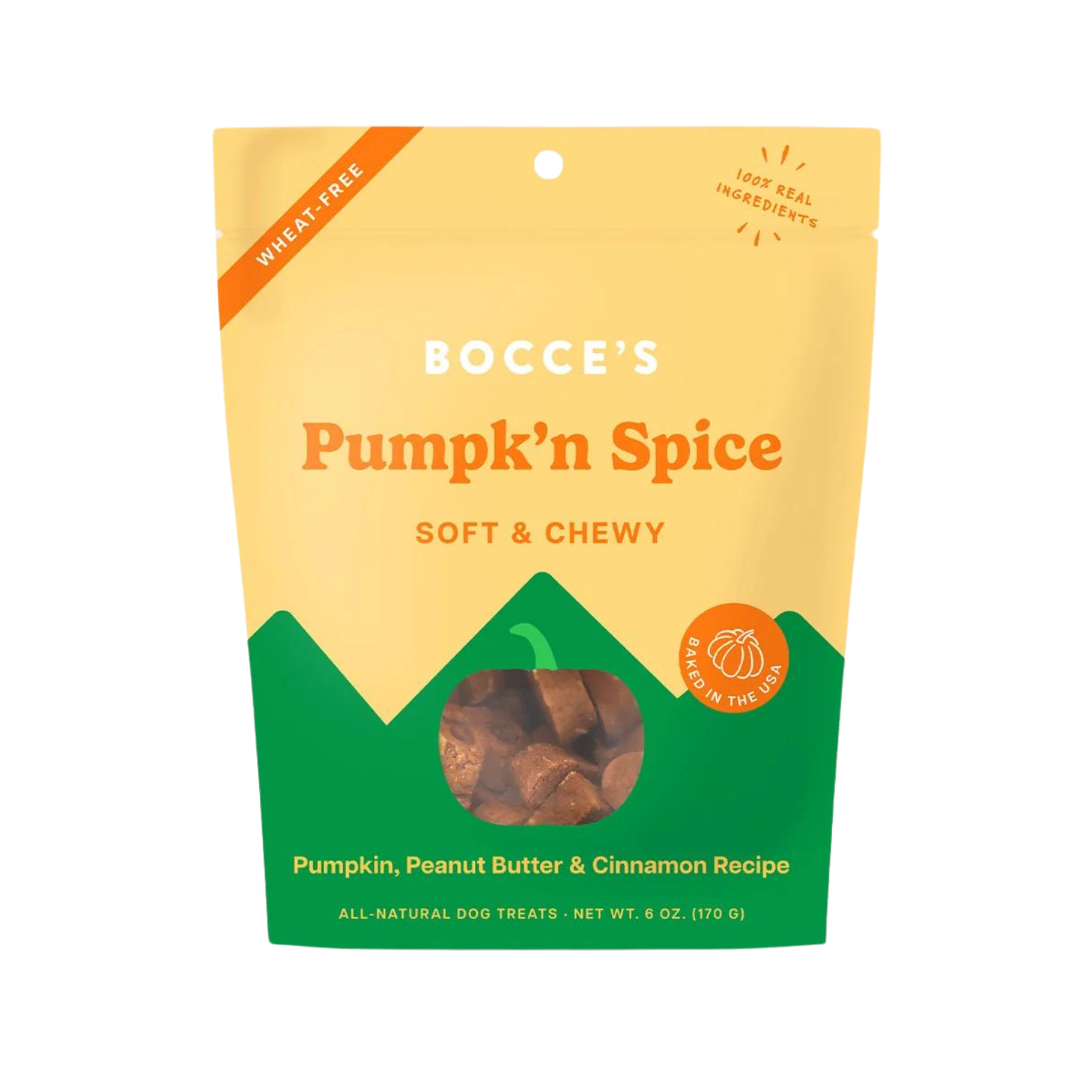 Bocce's Pumpkin Spice Soft & Chewy Dog Treats 6 oz