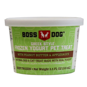 Boss Dog Frozen Greek Yogurt Peanut Butter & Apple - Mutts & Co.