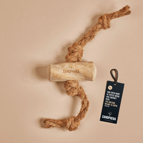 Canophera Coffee Wood & Coconut Rope Dog Chew