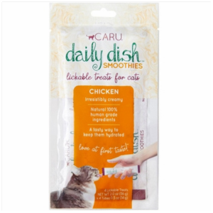 Caru Daily Dish Smoothie Chicken Lickable Cat Treats, 2 oz - Mutts & Co.