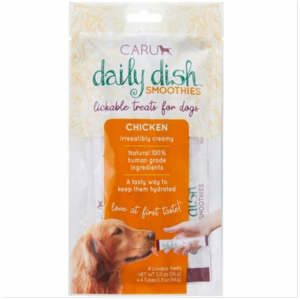 Caru Daily Dish Smoothie Chicken Lickable Dog Treats, 2 oz - Mutts & Co.